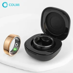 Smart Ring with Charging Case for Men and Women