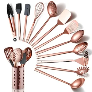 Copper Kitchen Utensils Set13 Pieces Stainless Steel